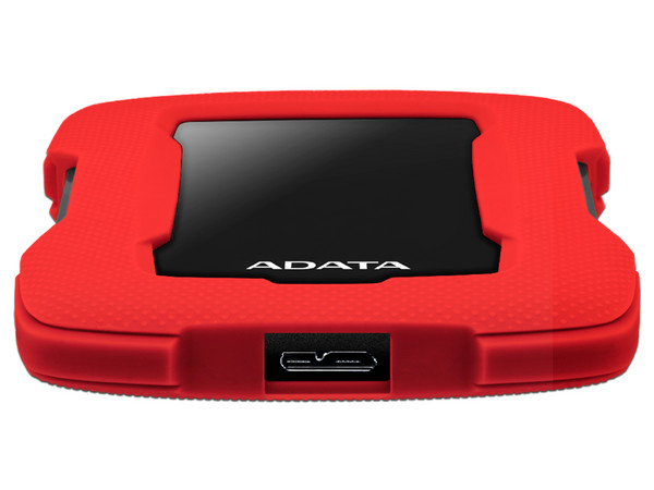 Disco Duro Portátil ADATA HD330 de 1TB a prueba de polvo, agua y golpes, USB 3.0. Color Rojo.