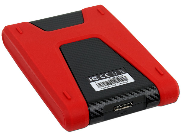 Disco Duro Portátil ADATA DashDrive Durable HD650 de 1 TB, resistente a golpes, USB 3.0.