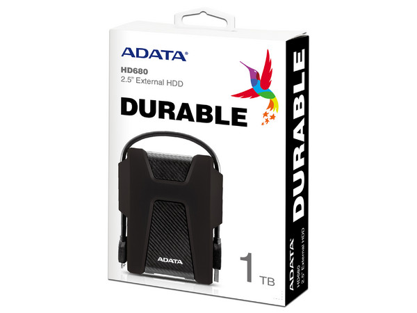 Disco Duro Externo Adata HD680, 1TB, USB 3.1, 2.5