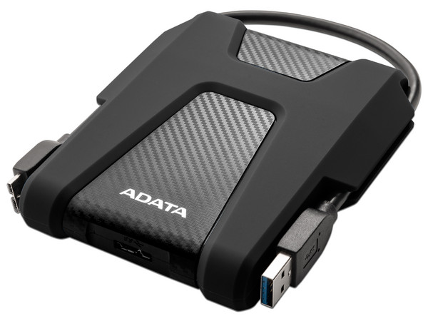 Disco duro externo ADATA Durable HD680 2TB, 2.5 Pulgadas, Usb 3.2 Gen 1, Negro.
