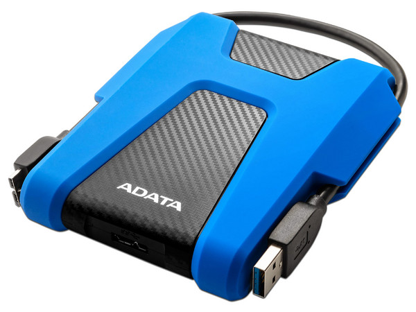 Disco Duro Portátil ADATA HD680 de 2 TB, USB 3.1. Color Azul.