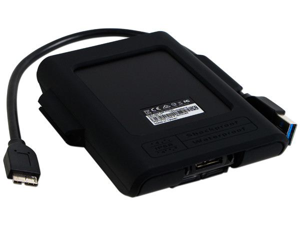Disco Duro Portátil ADATA HD720 de 1TB a prueba de polvo, agua y golpes, USB 3.0. Color Negro