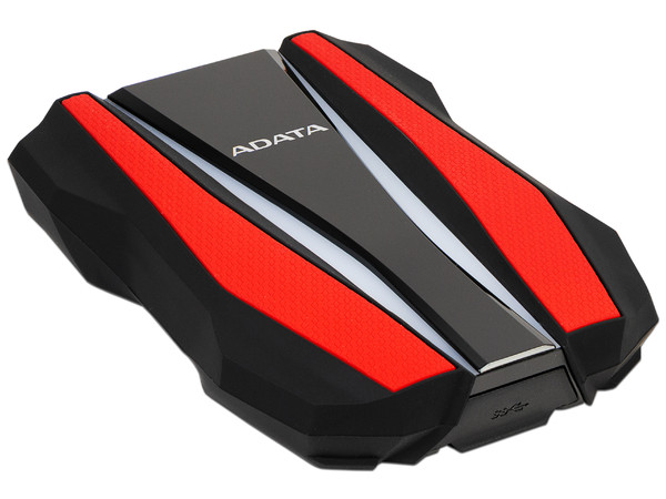 Disco Duro Portátil ADATA Warrior of Light HD770G de 2 TB a prueba de agua y golpes, USB 3.0. Color Rojo.
