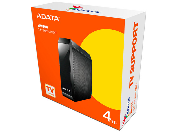 Disco Duro Externo ADATA HM800 de 4TB, USB 3.1. Color Negro.