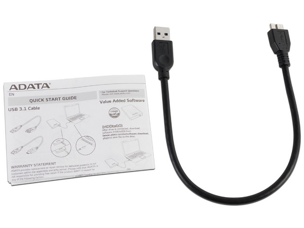 Disco Duro Portátil ADATA HV100 de 1 TB, USB 3.0.