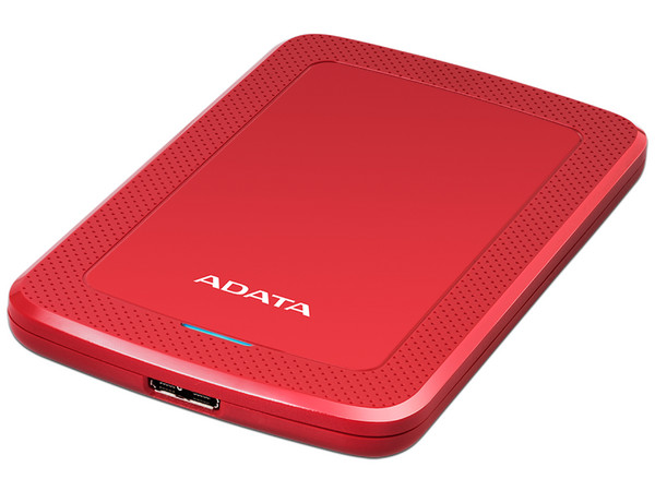 Disco duro externo ADATA HV300 de 1 TB, USB 3.1. Color Rojo.