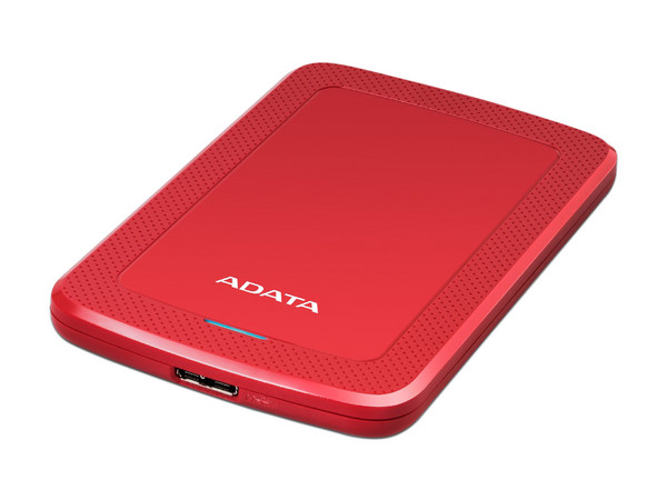 Disco Duro Portátil ADATA HV300 de 2 TB, USB 3.0. Color rojo.