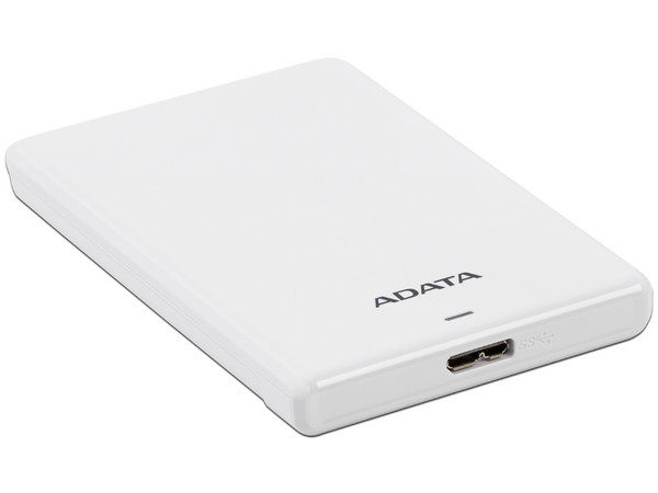 Disco Duro Portátil ADATA HV620S de 1 TB, USB 3.0. Color Blanco.