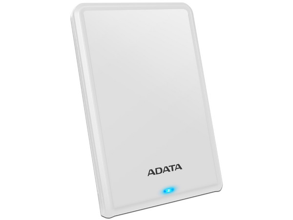 Disco Duro Portátil ADATA HV620S Slim de 1TB, USB 3.0. Color Blanco.