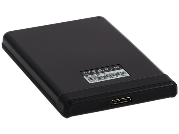 Disco Duro Portátil ADATA SLIM HV620S de 2TB, USB 3.1. Color Negro.