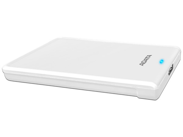 Disco Duro Portátil ADATA HV620S de 2TB, USB 3.1. Color Blanco.