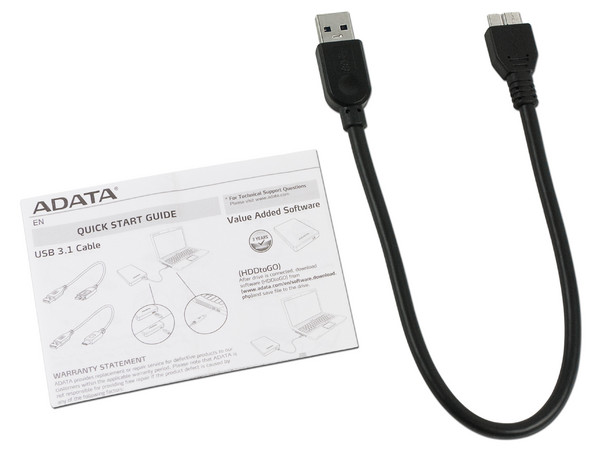 Disco Duro Portátil ADATA HV620S de 4 TB, USB 3.0. Color Negro.