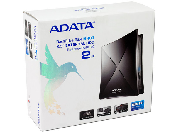 Disco Duro Externo ADATA Nobility NH03 de 2 TB, USB 3.0