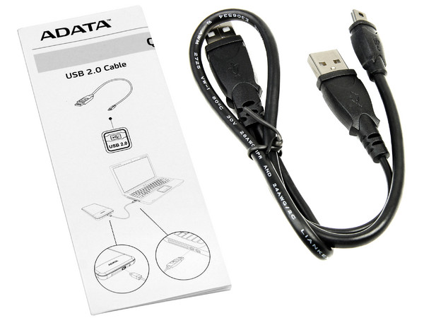 Disco Duro Portable adata Superior SHO2 de 640GB, USB 2.0. Color Blanco