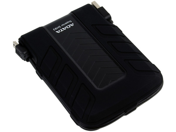 Disco Duro Portátil Adata Sport SH93 a prueba de agua y golpes de 1 TB, USB 2.0. Color Negro