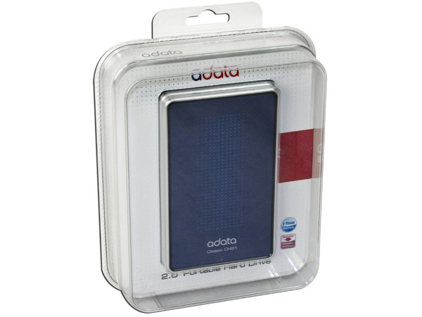 Disco Duro Portable adata Classic de 500GB, USB 2.0. Color Azul