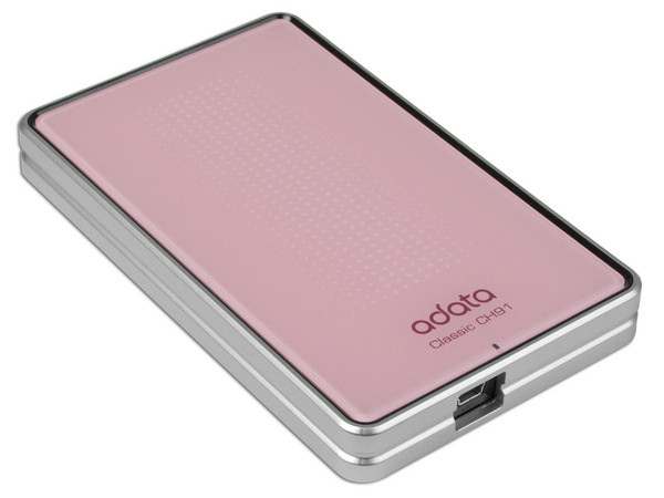 Disco Duro Portable adata Classic de 250GB, USB 2.0. Color Rosa