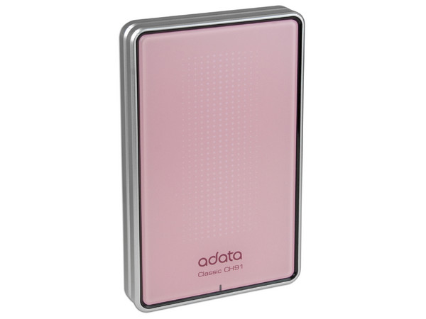 Disco Duro Portable adata Classic de 250GB, USB 2.0. Color Rosa