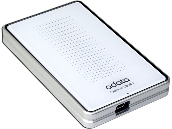 Disco Duro Portable adata Classic de 500GB, USB 2.0. Color Blanco