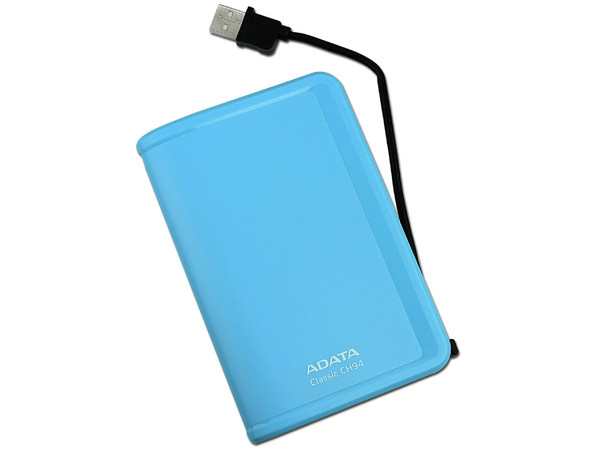 Disco Duro Portátil Adata Classic CH94 de 500 GB, USB 2.0. Color Celeste