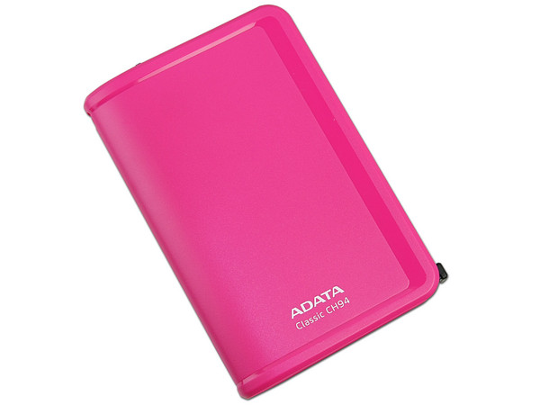 Disco Duro Portable adata Classic CH94 de 500GB, USB 2.0. Color Rosa
