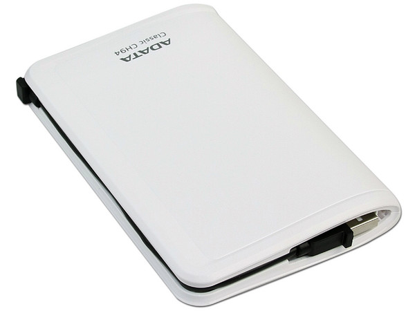 Disco Duro Portable ADATA Classic CH94 de 250GB, USB 2.0. Color Blanco