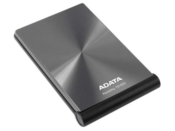 Disco Duro Portable adata Nobility NH92 de 640GB, USB 2.0. Color Plateado