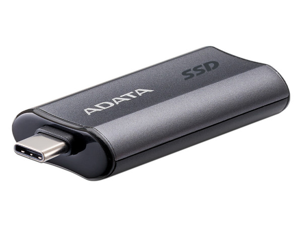 Unidad de Estado Sólido Portátil ADATA SC750 de 1TB, Velocidad de Lectura de 1050MB/s, Velocidad de Escritura de 1000MB/s, USB-C 3.2 Gen 2. Color Gris.