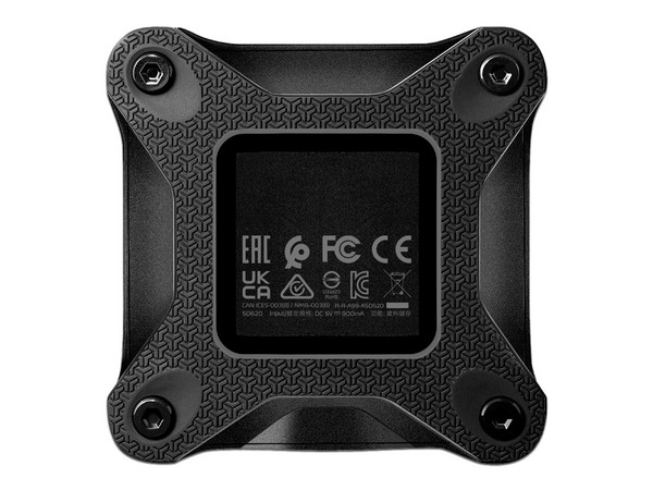 Unidad de Estado Sólido Portátil ADATA SD620 de 1TB, USB 3.2. Color Negro.