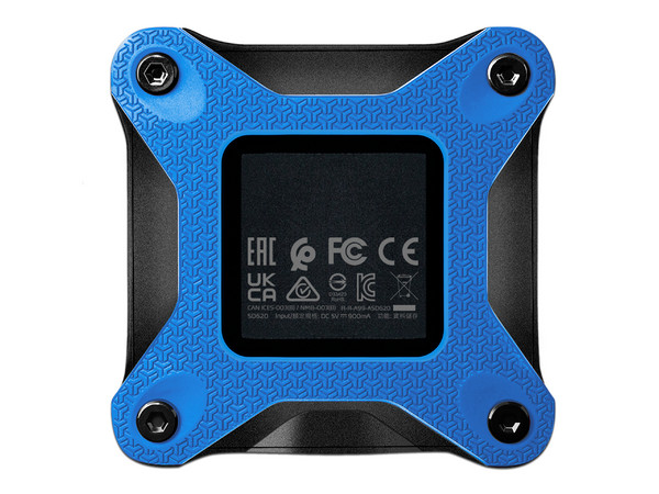 Unidad de Estado Sólido Portátil ADATA SD620 de 1TB, USB 3.2. Color Azul.
