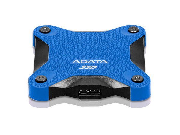 Disco de Estado Sólido Externo, ADATA, SD620, 2 TB, Resistente a Caídas, USB 3.2, azul.