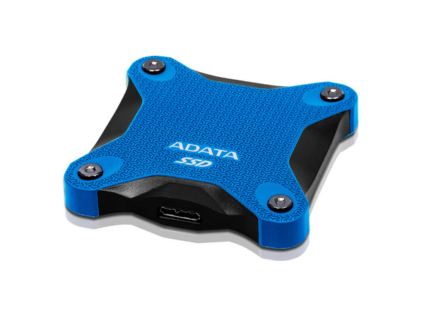 Disco de Estado Sólido Externo, ADATA, SD620, 2 TB, Resistente a Caídas, USB 3.2, azul.