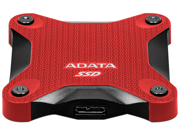 Unidad de Estado Sólido Portátil ADATA SD620-512GCRD de 512GB, USB 3.2, Color Rojo.