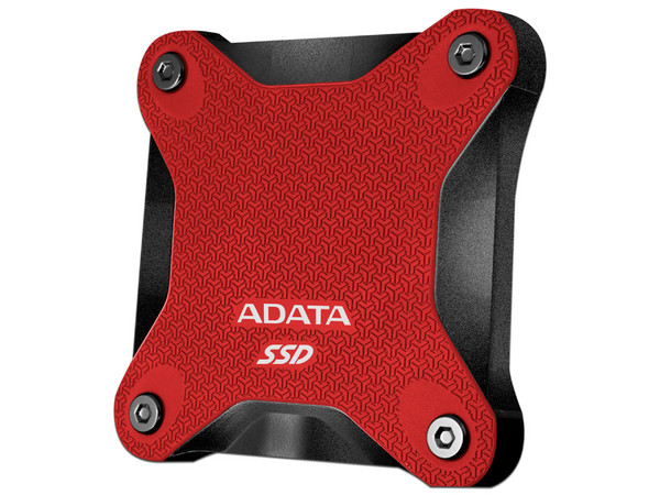 Unidad de Estado Sólido Portátil ADATA SD620-512GCRD de 512GB, USB 3.2, Color Rojo.