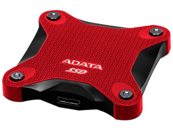 Unidad de Estado Sólido Portátil ADATA SD620-512GCRD de 512GB, USB 3.2, Color Rojo.