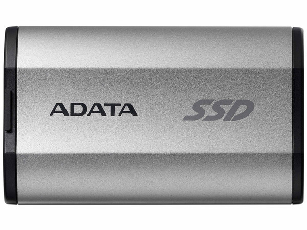 Unidad de Estado Sólido Portátil ADATA SD810 de 1TB, USB 3.2. Color Plata.
