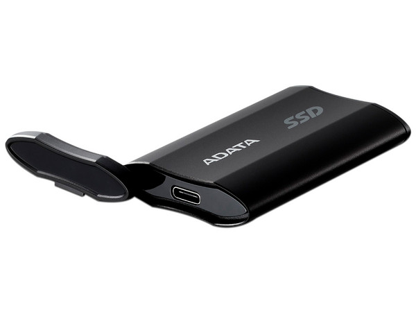 Unidad de Estado Sólido Portátil Adata SD810-500G-CBK de 500GB, USB 3.2, Velocidad de Lectura de 2000MB/s, Color Negro.