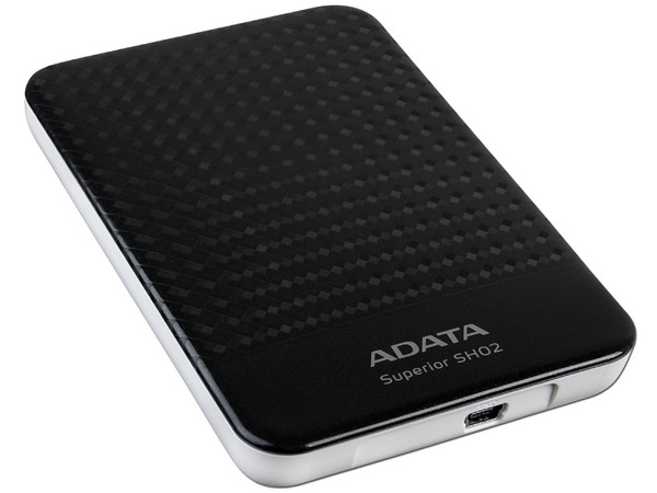 Disco Duro Portable adata Superior SHO2 de 320GB, USB 2.0. Color Negro