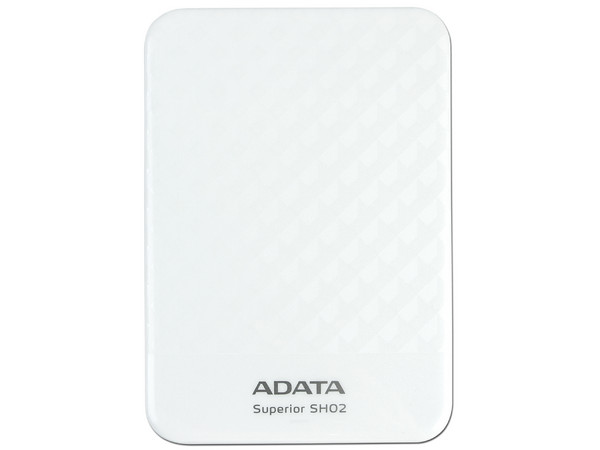 Disco Duro Portable adata Superior SHO2 de 320GB, USB 2.0. Color Blanco