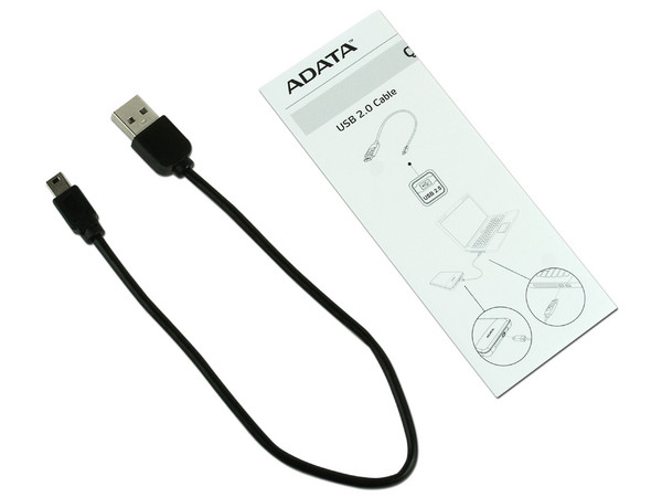 Disco Duro Portátil ADATA Sport SH93 a prueba de agua y golpes de 750 GB, USB 2.0. Color Negro