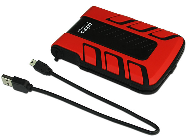 Disco Duro Portable adata Sport SH93 a prueba de agua y golpes de 320GB, USB 2.0. Color Rojo