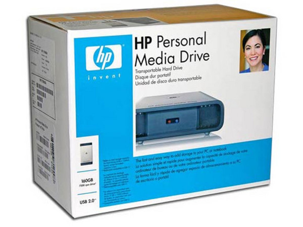 Disco Duro Externo HP Personal Media Drive de 160GB USB 2.0