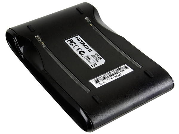 Disco Duro Portable Hitachi de 320GB, USB 2.0. Color Negro   