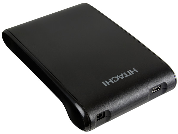 Disco Duro Portable Hitachi de 500GB, USB 2.0. Color Negro
