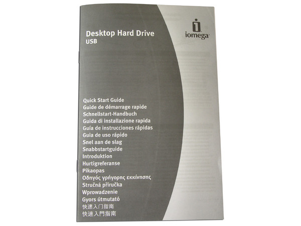 Disco Duro Externo Iomega de 500GB, 7200 RPM, USB 2.0. Color Plateado