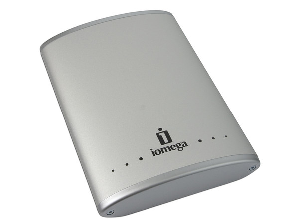 Disco Duro Portable Iomega eGo de 160GB, USB 2.0. Color Plateado