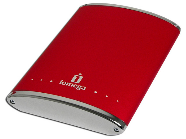 Disco Duro Portable Iomega eGo de 250GB, USB 2.0. Color Rojo
