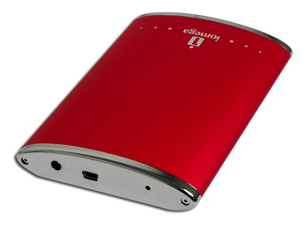 Disco Duro Portable Iomega eGo de 250GB, USB 2.0. Color Rojo