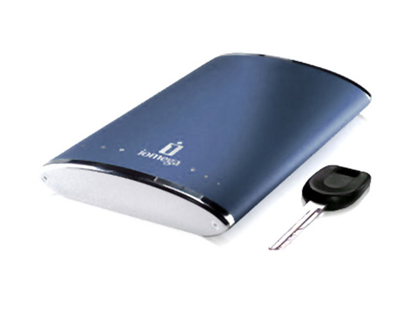 Disco Duro Portable Iomega eGo de 160GB, USB 2.0. Color Azul