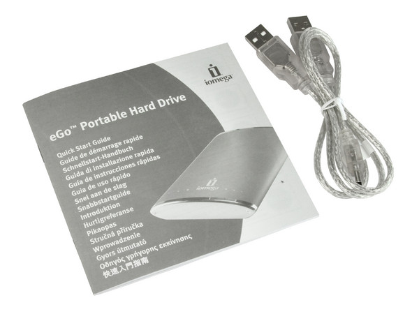 Disco Duro Portable Iomega eGo de 160GB, USB 2.0. Color Rosa
